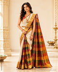 DP-Z04494 Cream Partly Pallu Kanchi