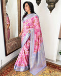 DP-Z04103 Floral Gadwal Saree