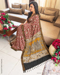 DP-X11517 Red Kalamkari Saree