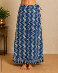 DP-S34951 Indigo Frill Petticoat