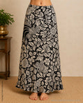 PT-S20278 Black Kalamkari Petticoat