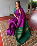 DP-X06942 Purple Kanchi sari