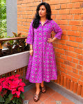 DP-Z02603 Purple Cotton Kurtha