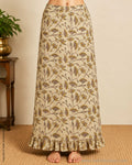PT-Y06445 Yellow Kalamkari Petticoat