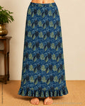 PT-W11728 Blue Ajrakh print Petticoat