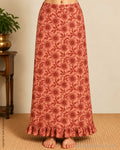 PT-S38058 Peach Kalamkari Petticoat