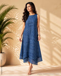 EE-Z00293 Indigo Blue Kota Dress