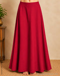 RP-Y14303 Red sancrepe Petticoat