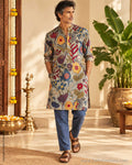 RT-FR32013 - Grey Men's Kurtha