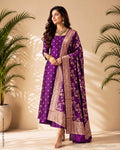 DP-Z18927 Banarsi silk Salwar