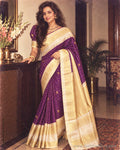 DP-Z05571 Purple Kanchi Saree