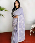DP-Z00674 Blue Cotton Kota sari