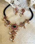 AJ-Z01014 Guttapusulu And Earring Set