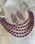 AJ-Z01617 Diamante Necklace set