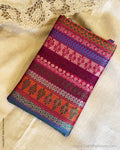 AC-0064 Red & Multi Brocade Handy Mobile Pouch