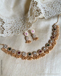 AJ-Z01580 Diamante Necklace set