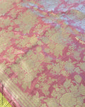 BL-F38578 Pink Banarsi FBlouse
