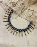 AS-Y14867 Silver Gold Necklace Set