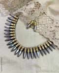AS-Y14866 Silver Gold Necklace Set