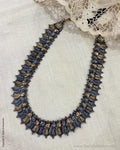 AS-Y14367 Silver Gold Kasu Necklace