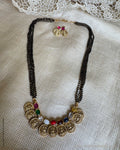 AJ-Z01924 Navaratan Necklace Set