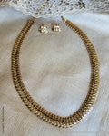 AJ-Z01992 Gold Kasu Necklace set