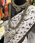 DP-X07322 Grey Silk Sari