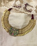 AS-Y14863 Silver Gold Necklace