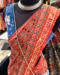 DP-Y02541 Modal Silk Red Ajrakh