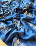 DP-Z02256 Blue Crepe Silk Salwar