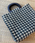 AC-Z02993 Black and Ivory Koodai Bag