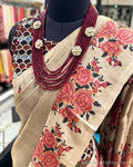 DP-Y01699 Floral Tussar Sari