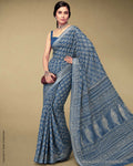 DP-Z02945 Printed Linen Saree