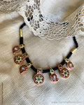AJ-Z03080 Pink Statement Necklace