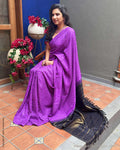 EE-Z03211 Purple Black Bandhini Kanchi
