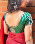 BL-R22523 Green Kanchi Blouse
