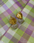 AS-Z04582 Silver Gold Earring