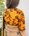 BL-X08581 Kalamkari Kanchi Blouse
