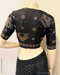 BL-WB026501 Black Kanchi Blouse