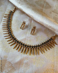 AS-Z04575 Silver Gold Necklace Set