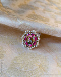 AS-Z04580 Silver Gold Finger ring