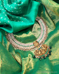 AS-Z11827 Silver Gold Necklace