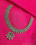 AS-Z11830 Silver Gold Necklace