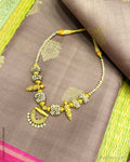 AS-Z11831 Silver Gold Necklace