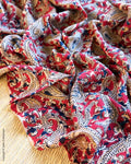 BL-Y05346 Red Kalamkari Blouse