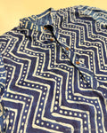 DP-Z05754  Indigo Blue Men's Kurtha