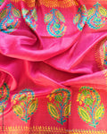 DP-Z05867 Batik Wax Handpaint Saree
