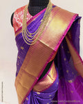 DP-X04925 Blue Banarsi Saree