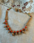 AJ-Z06259 Coral Necklace set
