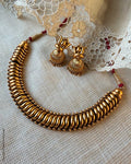 AJ-Z06732 Gold Choker set